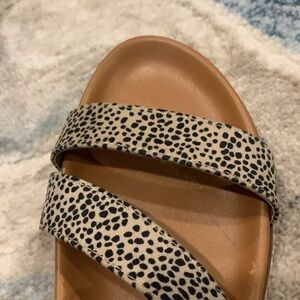 Cheetah Print Buckle strap Summer Sandals